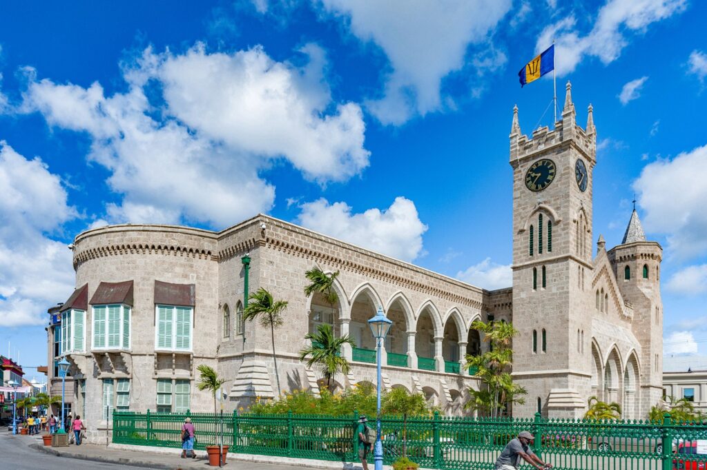 Parliament Building Heroes Gallery Barbados