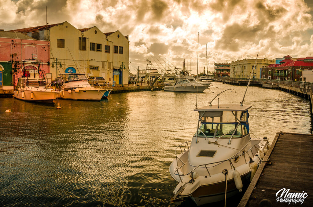 Barbados Harbour and Marina Sunset